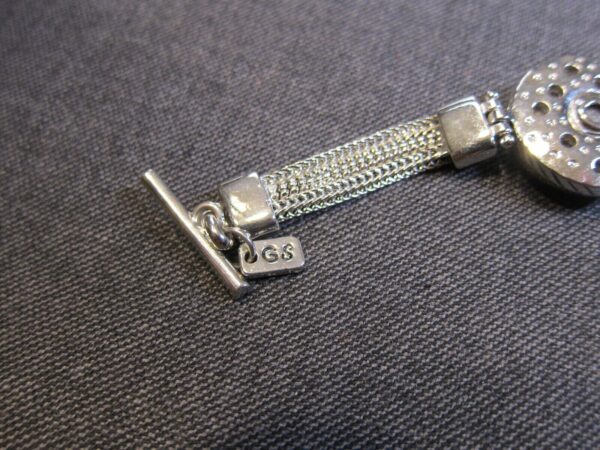Beautiful silver-tone Ginger Snaps bracelet w/6 extra charms snaps - Image 4