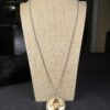 Beautiful large owl pendant transfer ware Spring Street 32" necklace faux pearls - Image 2