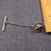 Rare vintage Retired James Avery sterling silver tie tack Celtic Trinity Knot - Image 2