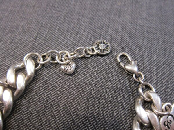 Beautiful Brighton charm bracelet hearts silver plated Dream Believe Soul Create - Image 2