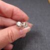 Cute sterling silver whale ring toe or finger resize to 4-7 bendable - Image 3