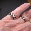 Cute sterling silver whale ring toe or finger resize to 4-7 bendable - Image 5