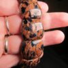 Beautiful unusual goldstone panel stretch bracelet both blue and orange! - Image 6