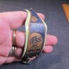 Amazing Liz Krinski Designs etched copper & enamel Vess Soda bottle bracelet