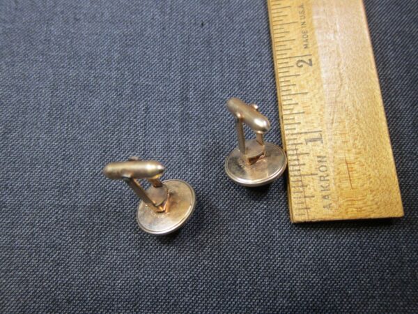 Gorgeous vintage Dolan Bullock D&B 1/20 12K gold filled carnelian cufflinks - Image 6