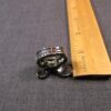 Adorable black & pink bling sparkly butterfly stretch ring sizes about 6-8 - Image 3