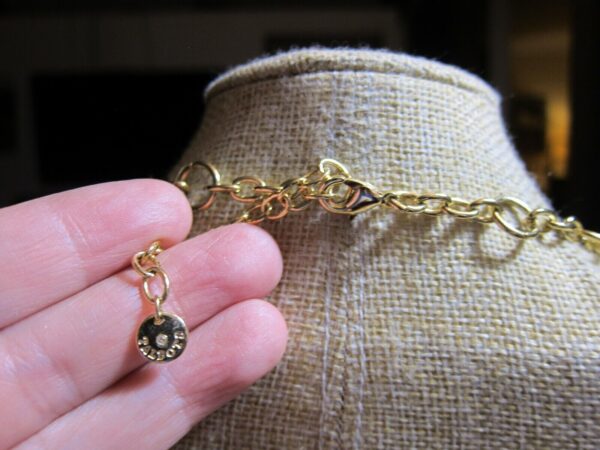 Gorgeous condition Talbot's tiered necklace w/acrylic multicolor dangles - Image 2