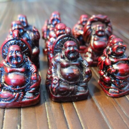 Lot of 9 small heavy miniature Buddha pendants figurines jewelry collectibles
