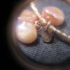 Beautiful Honora signed bronze Italy pink pearl dangles bangle bracelet - Image 5