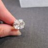Beautiful Marsala 925 HUGE 1/2" CZ solitaire ring size 8 925 - Image 2