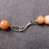 Gorgeous sterling silver and chunky orange agate stone necklace 16 - Image 4