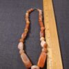 Gorgeous sterling silver and chunky orange agate stone necklace 16 - Image 5