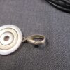 Neat rare thick sterling silver Carolee leather necklace w/enhancer dream love - Image 7