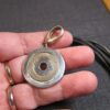 Neat rare thick sterling silver Carolee leather necklace w/enhancer dream love - Image 10