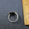 Beautiful solid sterling silver two flowers daisy ring size 9 - Image 4