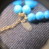 Gorgeous Zoe B. 14K toggle clasp necklace tiered beads turquoise wood MOP - Image 4