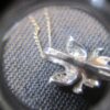 Gorgeous mixed metals gold plated sterling silver flower necklace 21" 925 CC - Image 4