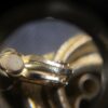 Wow! Mint Condition stunning vintage Givenchy gold plated knot clip on earrings - Image 5