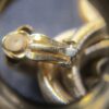 Wow! Mint Condition stunning vintage Givenchy gold plated knot clip on earrings - Image 11