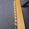 Beautiful vintage Y2K procession of elephants matte gold-tone bracelet 7.25" - Image 3