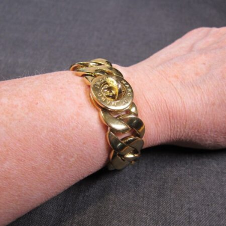 Gorgeous Marc by Marc Jacobs gold-tone chunky chain bracelet 6.75"